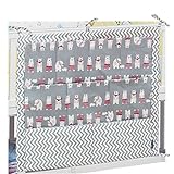 漫画の多機能ベッドサイドの赤ちゃんのおむつバッグ収納袋 おもちゃ 多層コットンベビーベッド収納袋