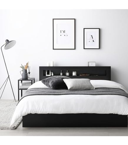 Amazon｜RASIK ベッド 通常丈ワイドキング240(通常丈セミダブル+通常丈