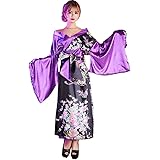 花魁 コスプレ ロング 仮装 コスプレ 和服 着物 花魁 ドレス 記者会見 入場 接待 芸能人 衣装 着物 コスプレ バイカラー2色使い花魁着物ロングドレス