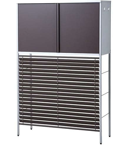 Amazon.co.jp: ディノス エアコン室外機カバー ガルバ製逆