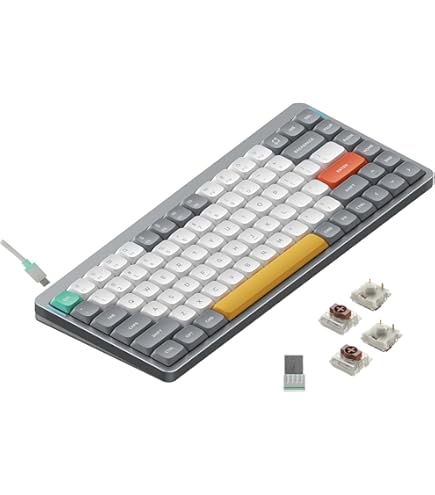 Nuphy Air60 v2 QMK/VIA Mechanical Keyboard, 60% Low Profile