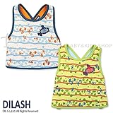 (ディラッシュ) DILASH初夏'16 海柄エプロンスタイ（パッケージ包装付き） F(70～80cm) サックス