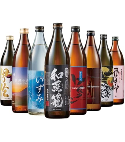 Amazon.co.jp: 6本セット 芋焼酎 安田 26度 1本 いも麹芋 25度 5本 1.8