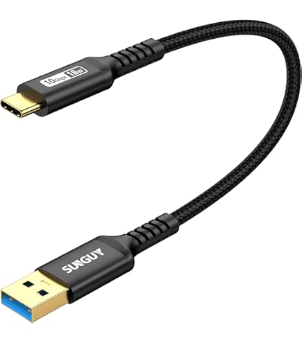 Amazon.co.jp: SUNGUY USB Type C 0.3M USB-A to USB-C 18W急速充電