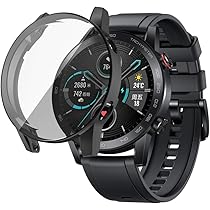 Screen Protector Case Compatible with Huawei Honor Magic Watch 2 46mm  TenCloud Covers Full Protective Cover for Honor Magic Watch 2 46mm (Not for  42mm) (Black): Smartwatch Replacement Bands: Amazon.com.au