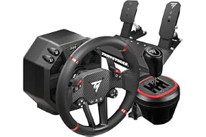 【国内正規品】Thrustmaster T598 日本仕様Direct Axial Drive ダイレクトドライブ フォースフィードバック ステアリングコントローラー 電源ユニット同梱 + TH8S グランツーセットPS5/PS4/PC対応