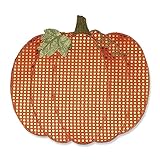 Pillow Perfect Pumpkin Sequin Placemat (Set of 2), Orange [並行輸入品]