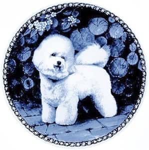 Amazon Co Jp デンマーク製 ドッグ プレート 犬の絵皿 直輸入 Bichon Fris ビション フリーゼ ホーム キッチン