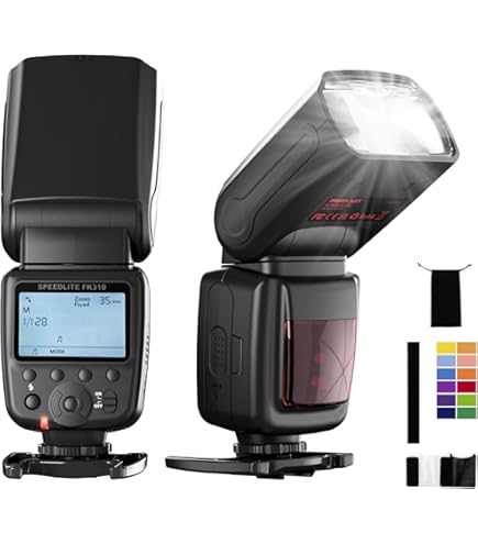 AMBITFUL AF970 Camera Flash Speedlite For Canon Nikon Sony Olympus Fuji Panasonic 2 4g Wireless Flash Recycle Time 0 1 2 5s Adjustable Flash Head W Lcd Panel Single Contact Hotshoe - View #7
