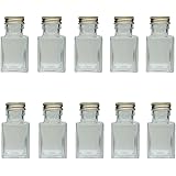 ハーバリウム 瓶 四角 50ml 10本