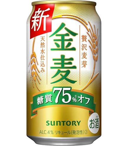 Amazon.co.jp: サントリー 金麦 糖質75%オフ （350ml×24本）×3箱
