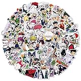 Kunming ハンター×ハンター ステッカー 防水ステッカーシール 100枚 グラフィティスーツケースシール ステッカーセット ペーパードール 手帳テープ 三次元 車・電話・オートバイ・自転車・荷物・パッチ・ノート・パソコン・スケートボード・パッド ラップトップステッカー 可愛い バンパーステッカーヒッピーデカール爆弾防水
