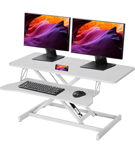 Amazon | サンワサプライ エルゴノミクスリフトアップデスク MR