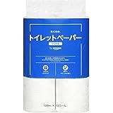 by Amazon トイレットペーパー 長さ2倍巻 100m x 12ロール シングル 単品 (12ロールで24ロール分) フローラルの香り