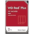 ウエスタンデジタル(Western Digital) WD Red Plus 内蔵 HDD ハードディスク 2TB CMR 3.5インチ SATA 5400rpm キャッシュ128MB NAS メーカー保証3年 WD20EFZX-EC 【国内正規取扱
