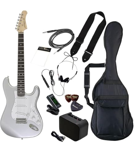 Amazon | エレキギター 初心者セット 6点 PhotoGenic ST180 CS