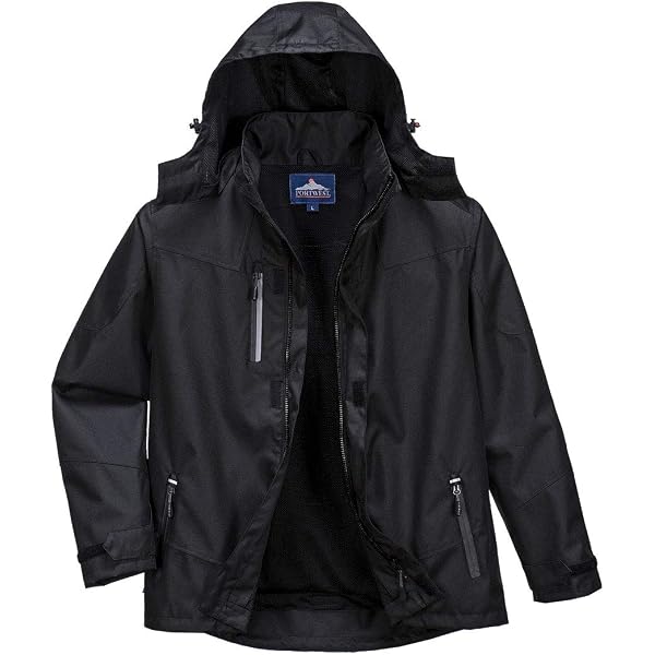 PORTWEST Pilot Jacket 2-Tone, Größe 3XL – Arbeitsjacke Mit Vielen Taschen