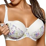 Gaia 572 Mama Charming微妙なパッド入りマタニティブラ – Made in EU カラー: ベージュ