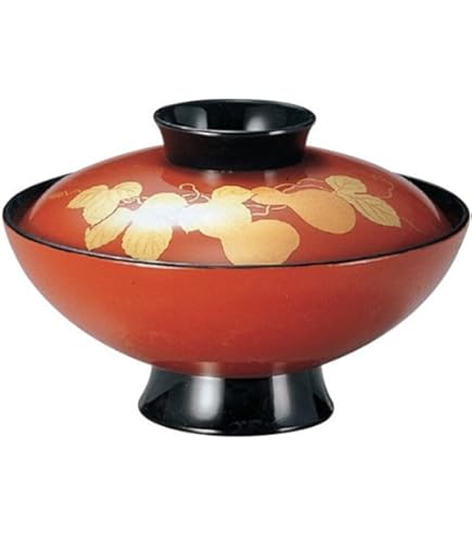 Amazon.co.jp: 福井クラフト(Fukui Craft) お椀 日本製 小槌椀 4寸 朱