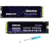 Amazon | Ediloca EN600 PRO SSD 256GB PCle 3.0x4 NVMe M.2