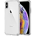 Spigen iPhone XS ケース/iPhone X ケース クリア 耐衝撃 米軍MIL規格取得 5.8インチ 対応 ワイヤレス充電 画面保護 レンズ保護 衝撃吸収 ウルトラ・ハイブリッド 057CS22127 (クリスタル・クリア)