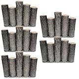 サンポリ　樹脂製擬木はなえ80φ 5連段違い杭タイプ H300 (5本セット)