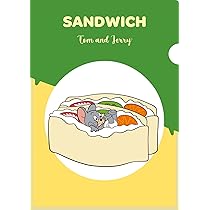 Amazon | トムとジェリー(EAT,EAT,EAT) ポケット付きクリア