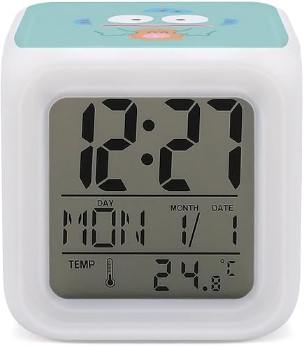 Amazon.co.jp: マイメロ 目覚まし時計 置き時計 7色ライト変換 LED