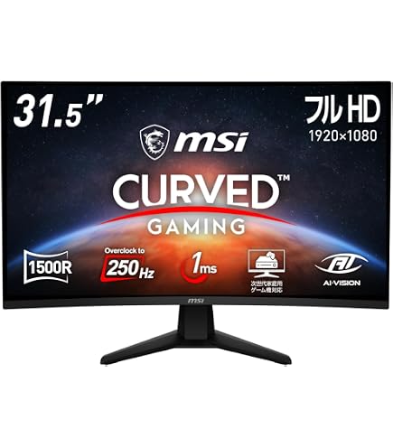 Amazon.co.jp: MSI MAG 32C6X 31.5インチ 1920 x 1080 (FHD