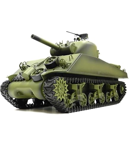 Amazon.co.jp: 最新7.0 ver 戦車 ラジコン米陸軍シャーマンM4A3中戦車