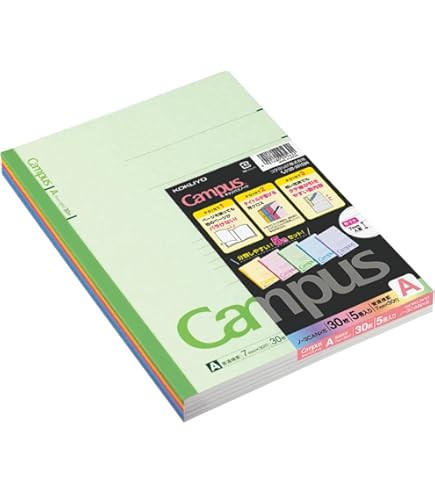 Amazon.co.jp: コクヨ ノート キャンパスノート B5 B罫 50枚 4冊パック