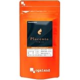 オーガランド(ogaland) プラセンタ (90カプセル/約3ヶ月分) 美容サポートサプリ (エラスチンペプチド/1粒あたり約54mg) コラーゲンペプチド 亜麻仁油