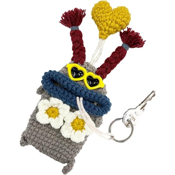 Amazon | [macaroni edge] マカロニエッジ 毛糸のマスコット マルチ