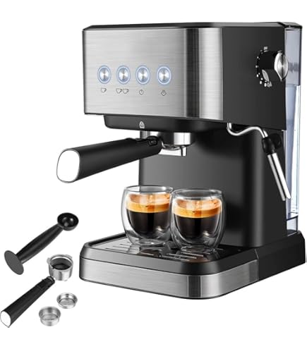 半自動コーヒーマシン、コーヒーマシン エスプレッソ Amazon.co.jp: Iuseike 半自動コーヒーマシン、コーヒーマシン