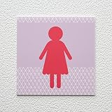 ルームプレート　RPA-0105　女子トイレ　女子更衣室　