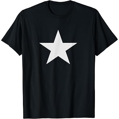 新品 未使用 BoTT STAR Tシャツ 星 ホワイト XL 希少 人気 Amazon | 大きな白い星 Tシャツ | Tシャツ・カットソー 通販