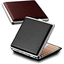Amazon | tlhaoa シガレットケース スタイリッシュ レザー表面