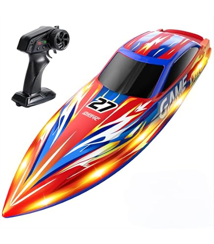 Amazon.co.jp: 大型ラジコンボート ツインモーター搭載 ハイスピードRC