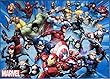 Gertmenian : Marvel Universe Avengers Comic Rug HDスーパーヒーロー寝具エリアラグ54 " x 78インチ、L、スイスブルー