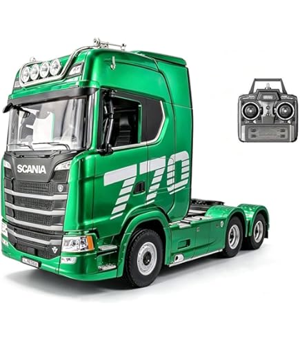 Amazon.co.jp: Huina 1502 1/18 フラットトレーラー ☆重機運搬車