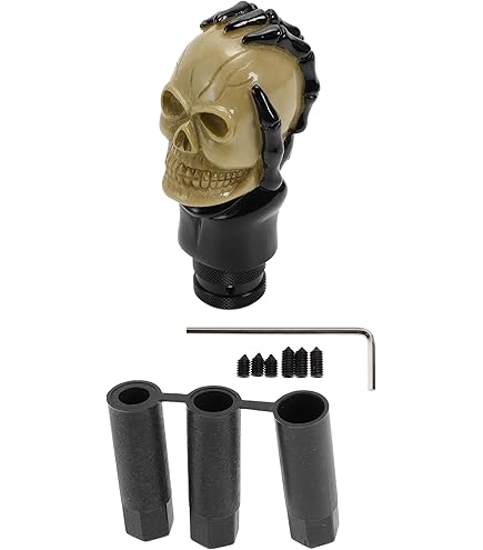 Amazon.co.jp: 頭蓋骨 ガイコツ スカル シフトノブ ジョッキーシフト