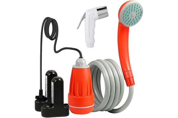 第1位獲得 赤 ポータブルシャワー 電動 ポンプ 充電式バッテリー キャンプ 新版 第1位獲得 赤 ポータブルシャワー 電動 ポンプ 充電式バッテリー キャンプ 新版
