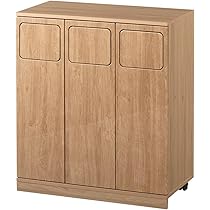 ゴミ箱 分別 縦型 45l ダストボックス スイングキャスター付き 木目 オーク 61j2ZzMVqML._AC_UL210_SR210,