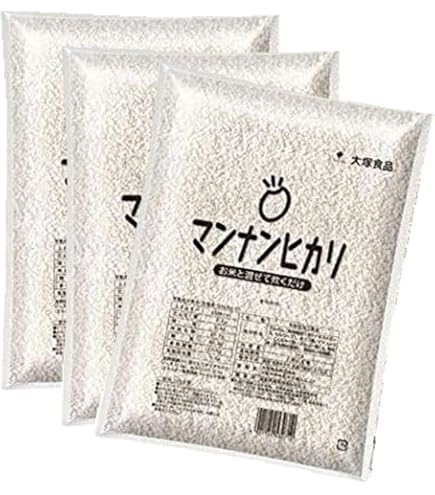 Amazon.co.jp: 大塚食品 純正品 マンナン ヒカリ【1袋(1kg)×2個セット