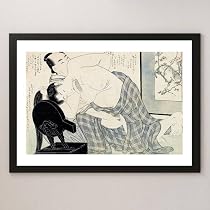 Amazon.co.jp: 喜多川歌麿 春画⑪ 浮世絵 アート 沢 ポスター A3 バー ...