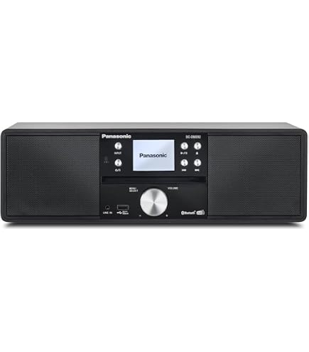 Panasonic 2.0 Channel 20W Slim Stylish Compact Micro Hi-Fi System