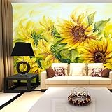 Sproud シームレスな大きな壁画壁紙 Qiangbu 暖かい 3D テレビの背景壁紙絵画ヨーロッパスタイルのリビングルームのソファ 430 Cmx 300 Cm