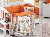 lamodahome 6個ラグジュアリーソフトColored寝室100 %コットンRanforce Baby Sleep Setキルトプロテクター/ソフトリラックス快適なパターンデザインPirate 