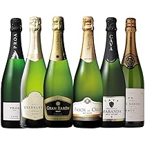 【送料無料】【6本セット】世界のスパークリング+2本 Amazon.co.jp: セレクション世界のスパークリングワインお楽しみ