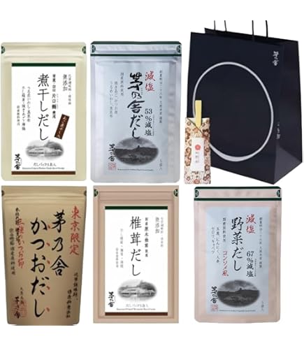 Amazon.co.jp: 久原本家茅乃舎 減塩だし 5袋入り 8g×5袋 40g 5袋セット
